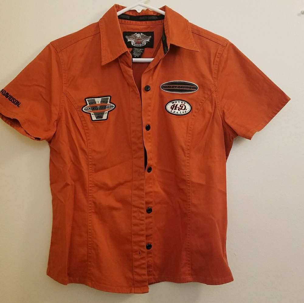 Harley Davidson button up